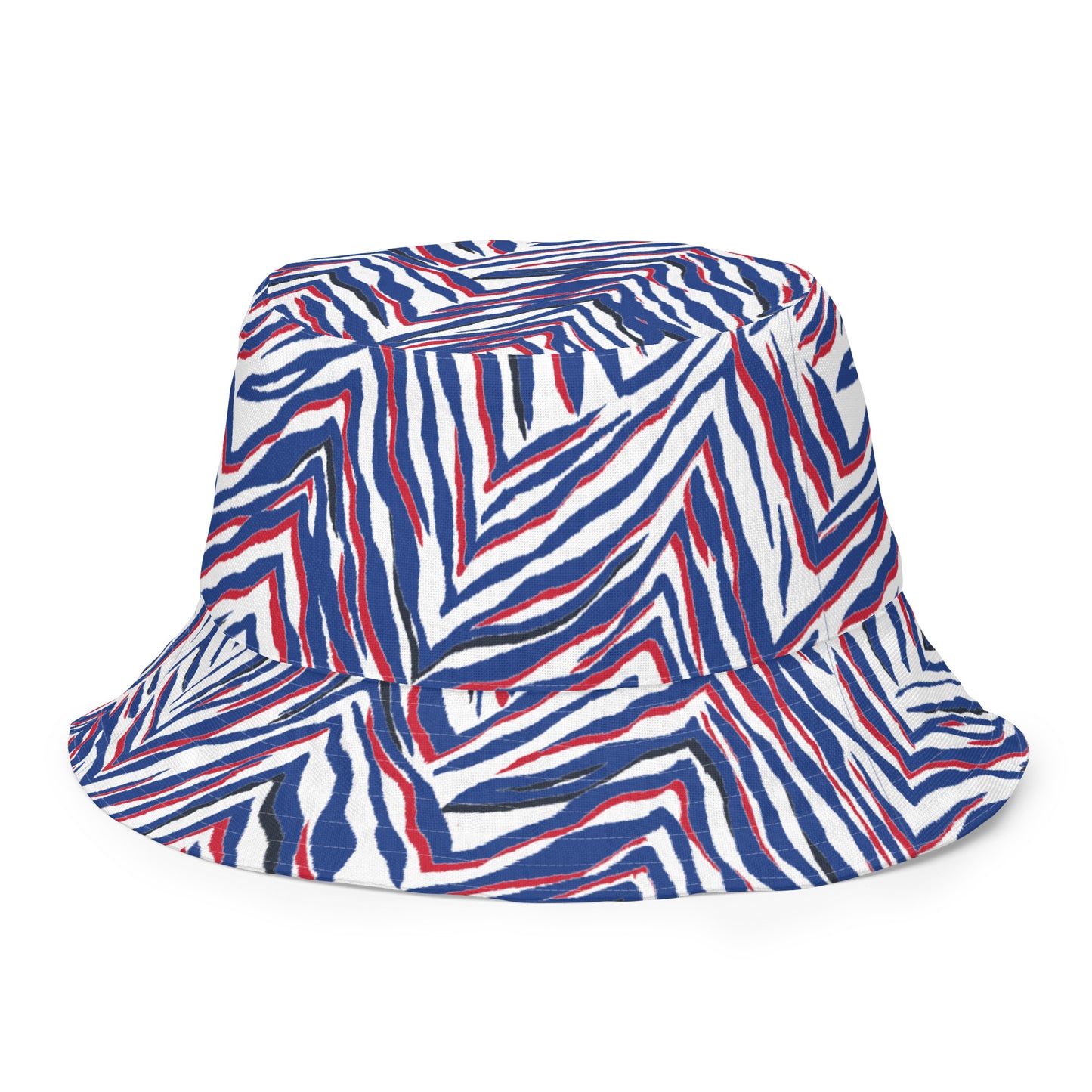 Zebra Print Reversible Bucket Hat | Buffalo Football