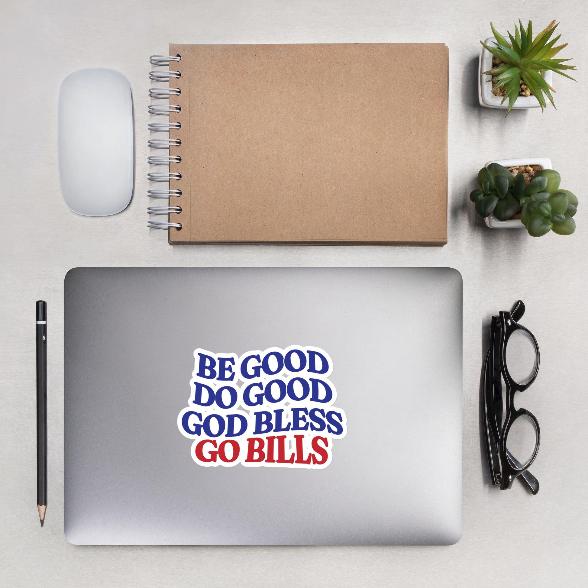 Be Good Do Good God Bless Go Bills Sticker | Josh Allen MVP Buffalo Bills