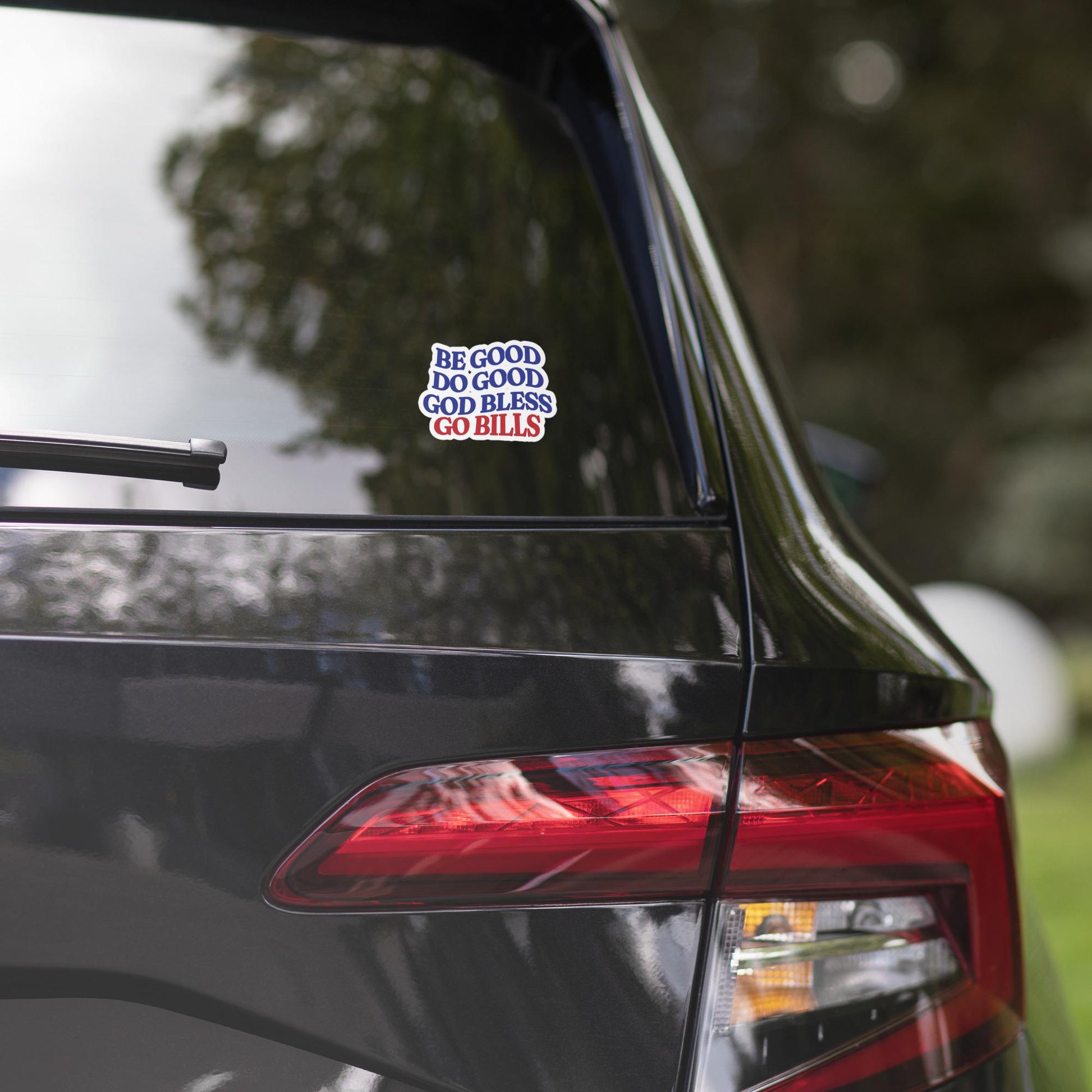 Buffalo Bills Josh Allen MVP Inspirational Sticker - Be Good, Do Good, God Bless, Go Bills!