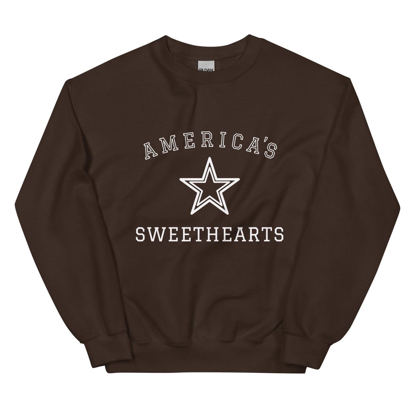 America's Sweethearts Star Sweatshirt | DCC | Cowboys Cheerleaders Fan Crewneck