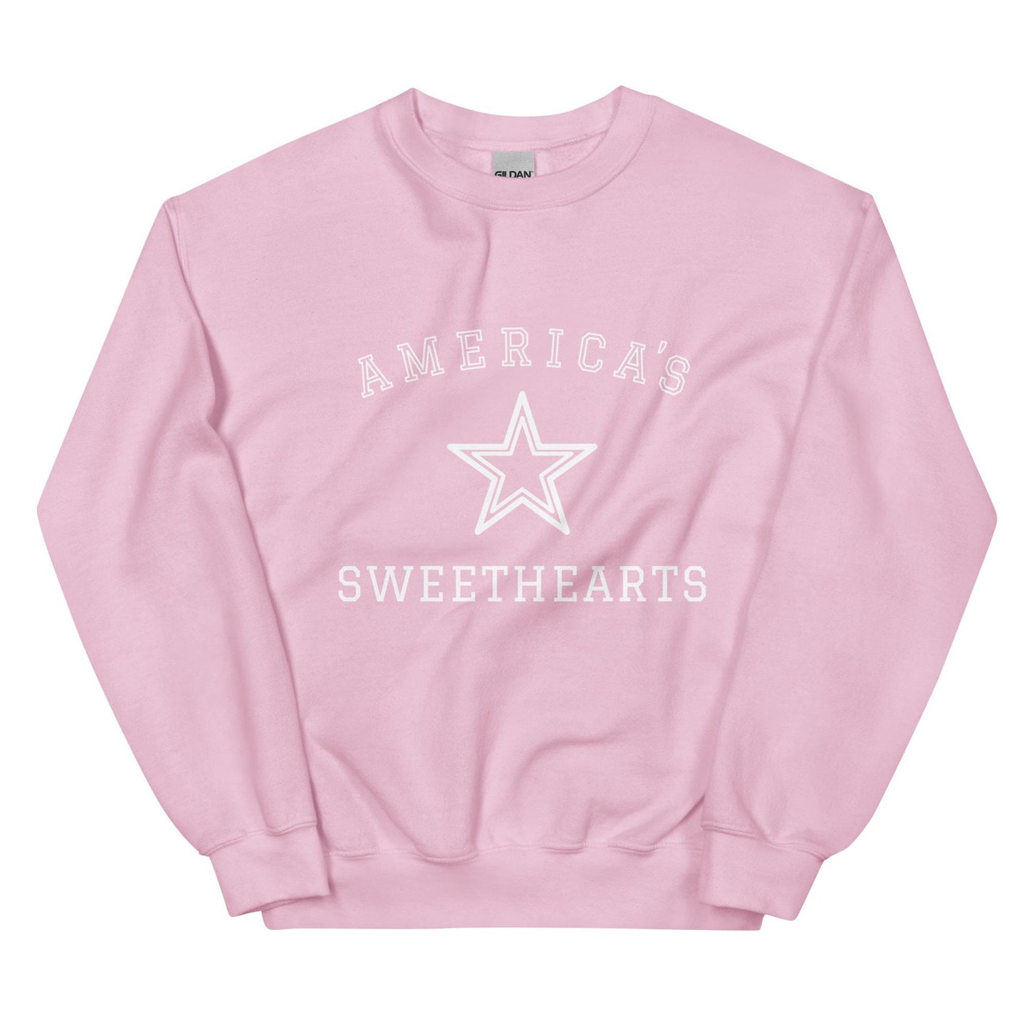 America's Sweethearts Star Sweatshirt | DCC | Cowboys Cheerleaders Fan Crewneck