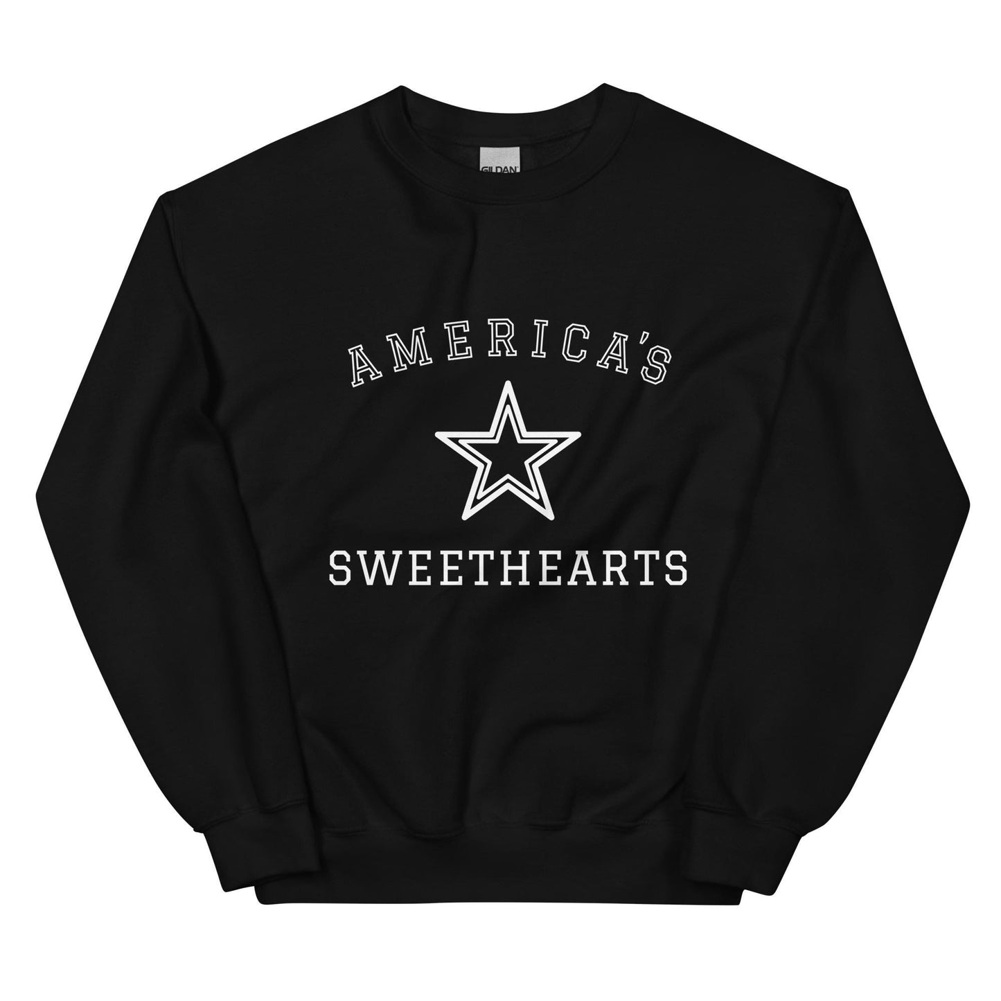 America's Sweethearts Star Sweatshirt | DCC | Cowboys Cheerleaders Fan Crewneck
