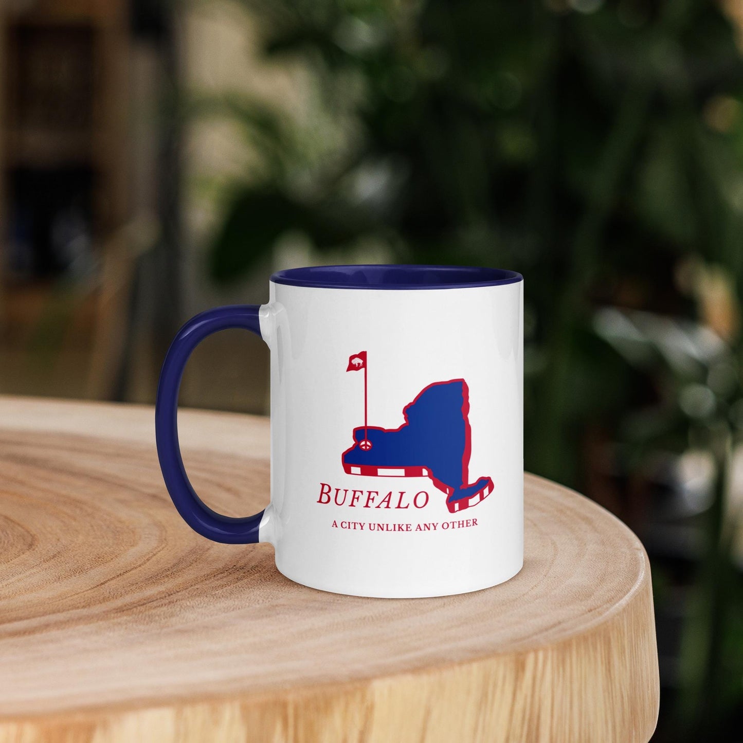 Buffalo City Pride Gift for Buffalo Bills Mafia Fan With Masters Design Golf Tee or Mug