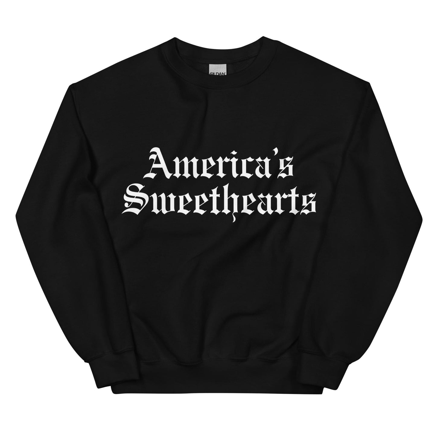 America's Sweethearts Old English Printed Unisex Sweatshirt Hoodie