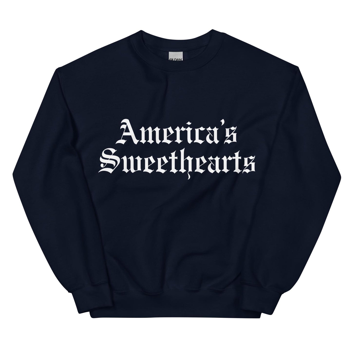 America's Sweethearts Old English Printed Unisex Sweatshirt Hoodie