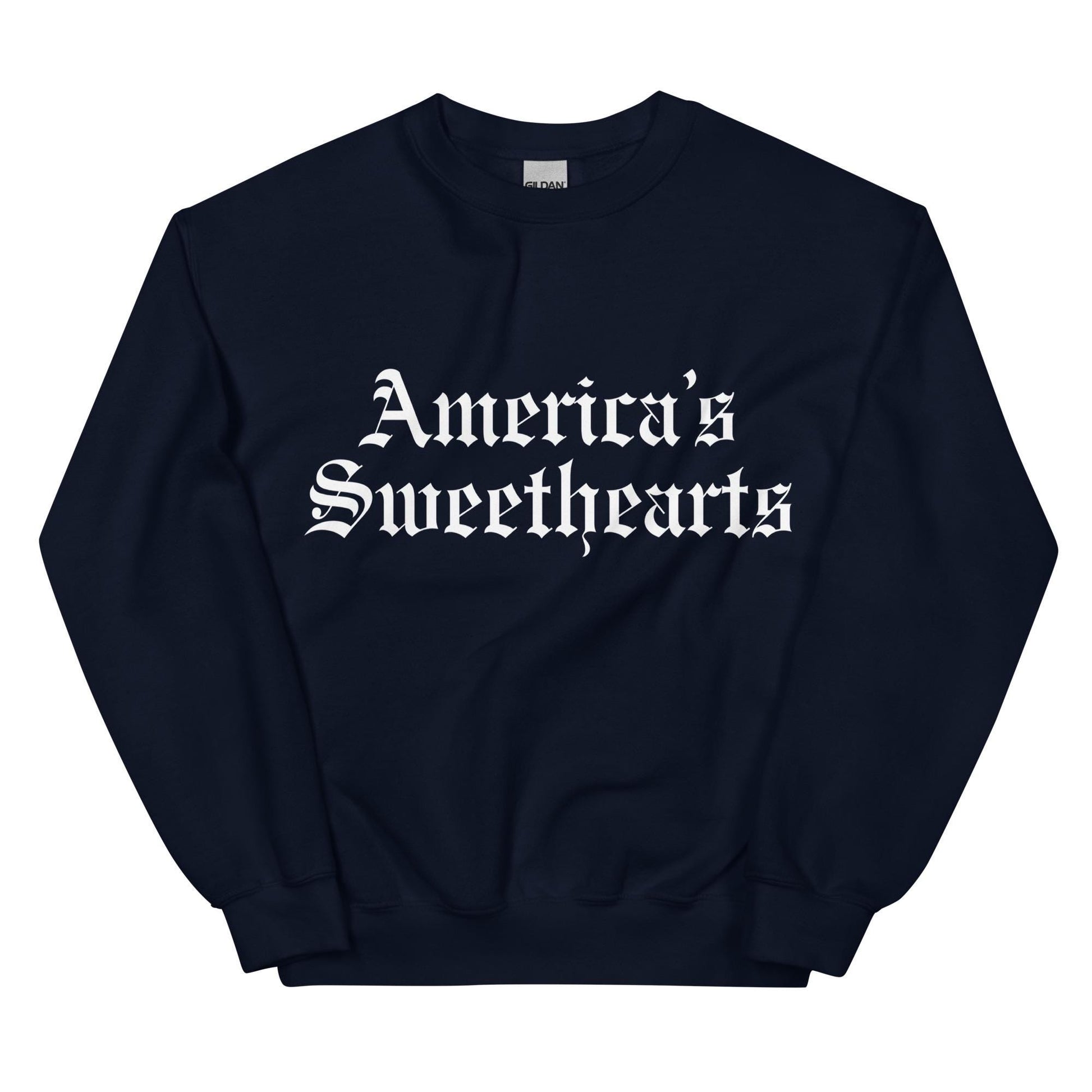 America's Sweethearts Old English Printed Unisex Sweatshirt Hoodie
