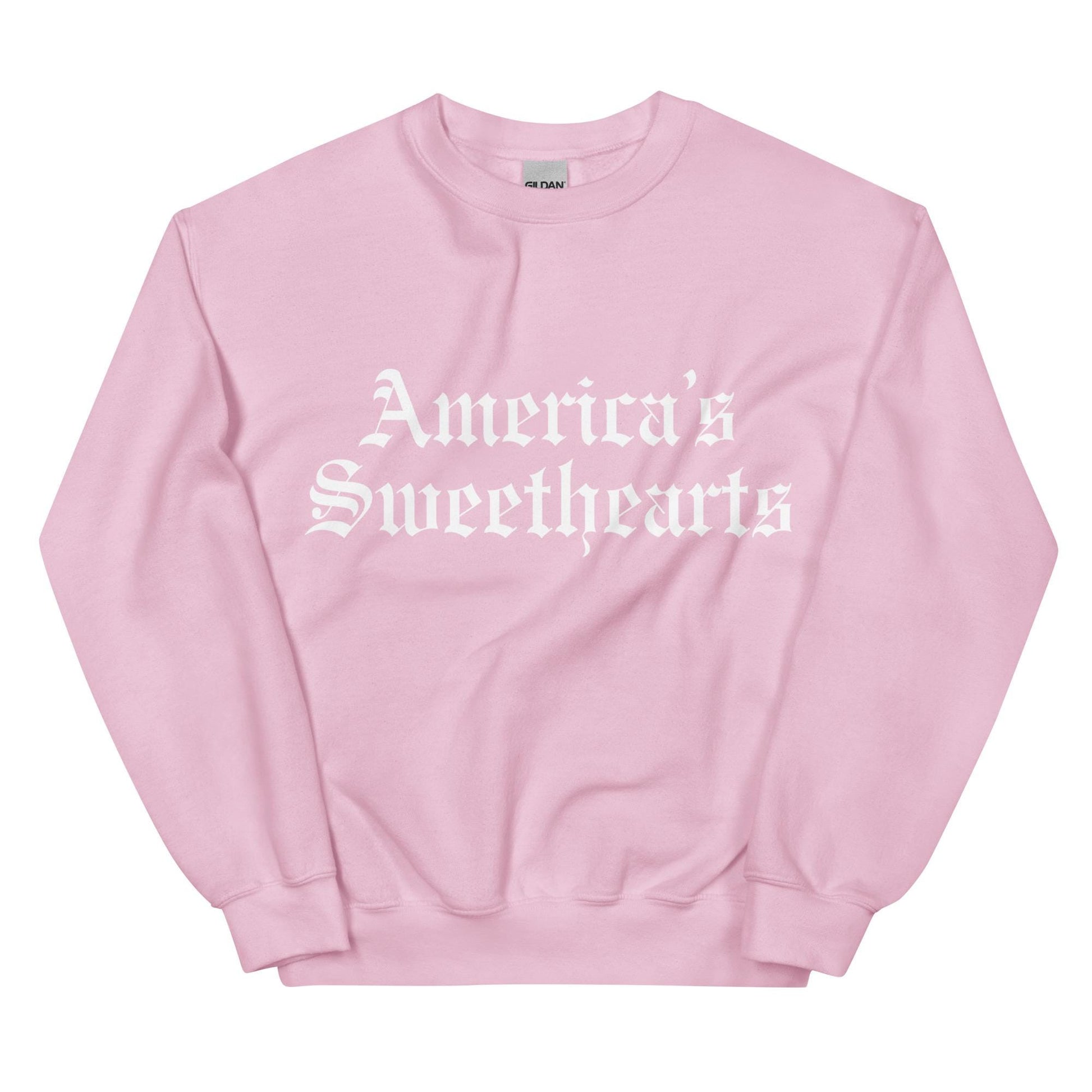 America's Sweethearts Old English Printed Unisex Sweatshirt Hoodie