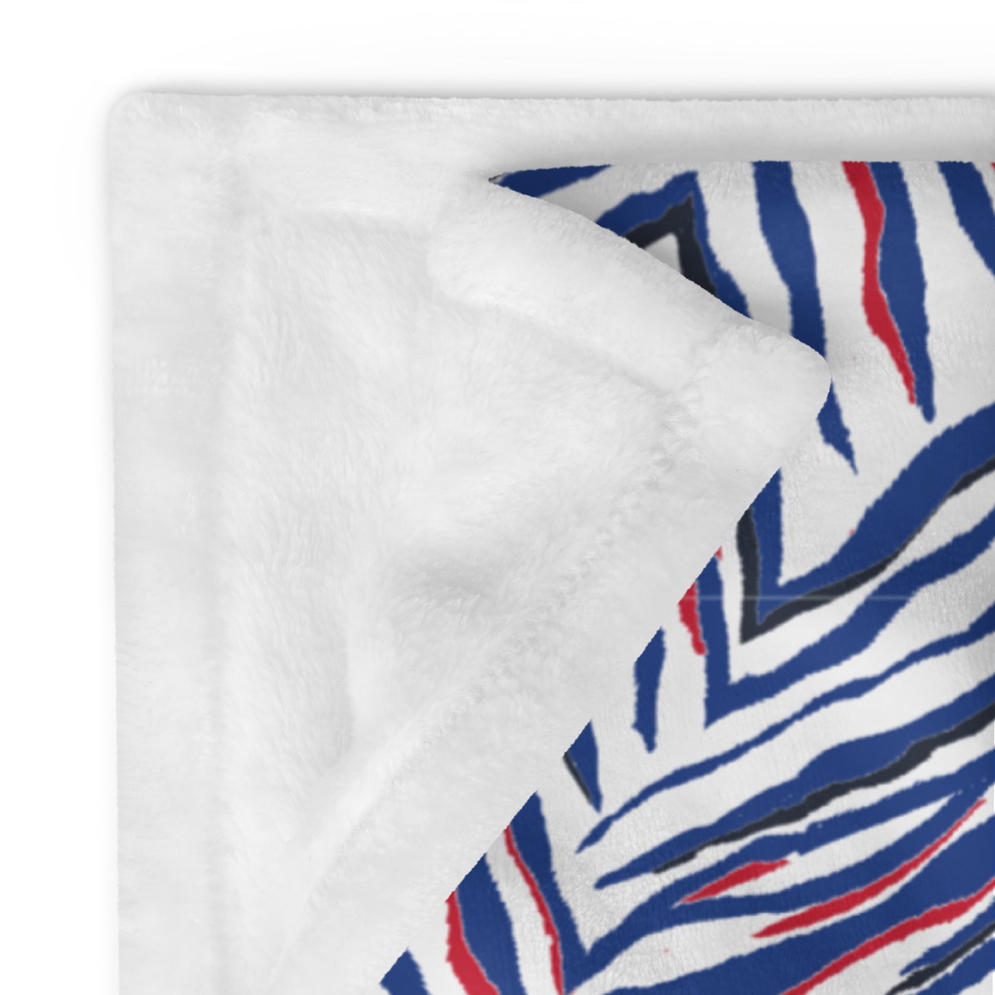 Throw Blanket | Buffalo Football | Zebra Print | Bills Mafia Gift